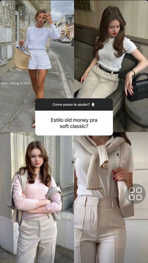 Kibbe Soft Classic Business Casual, Soft Classic Jeans Outfit, Pure Classic Kibbe Style Outfits, Soft Classic Spring Outfits, Soft Classic Curly Hair, Soft Classic Street Style, Kibbe Types Soft Classic, Kibbe Body Types Soft Classic, Soft Classic Summer Outfit