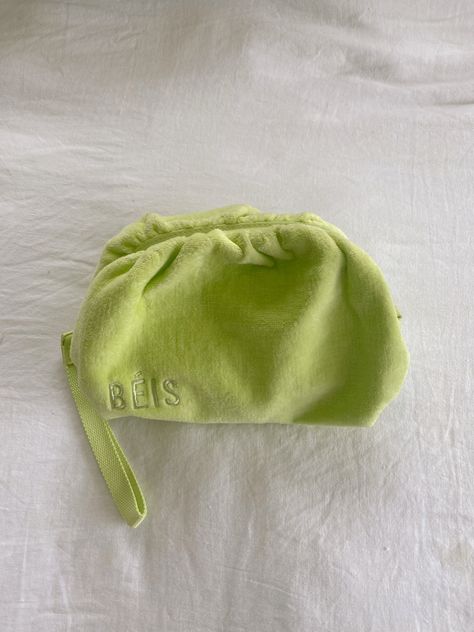 Cosmetics Pouch | Maxie Elise - terry cloth, beis, beach bag, neon, summer 2022, beach must haves Terry Cloth Bag, Beach Must Haves, Beach Pouch, Cosmetics Pouch, Neon Summer, Beauty Organization, Hair Mist, Beauty Products Drugstore, Summer Beauty