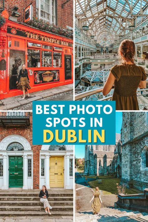 Dublin Instagrammable Places Dublin Summer Outfits, Dublin Photography, Dublin Day Trips, Dublin Vacation, Dublin Ireland Photography, Ireland Aesthetic, Best Of Ireland, Photo Ideas Instagram, Dublin Ireland Travel