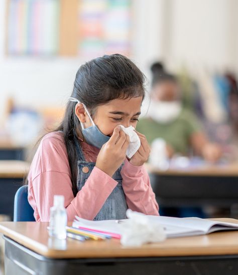 How Sick Is Too Sick For School Or Day Care? Experts Explain Feeling Under The Weather, Respiratory Illness, Stuffy Nose, Online Lessons, Stomach Pain, Runny Nose, Day Care, Abdominal Pain, Muscle Pain