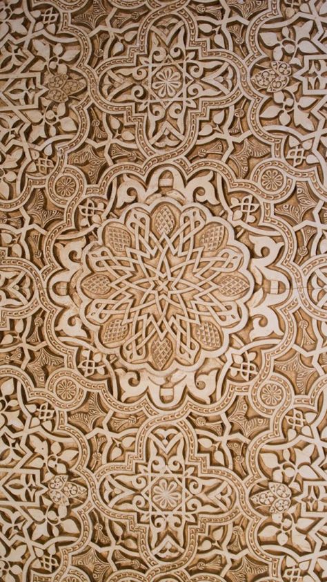 Arab Pattern Design, Arabesque Aesthetic, Islamic Art Pattern Arabesque, Arab Pattern, Islamic Pattern Background, Arabic Wallpaper, Wood Pattern Wallpaper, Arabic Pattern Design, Alhambra Palace