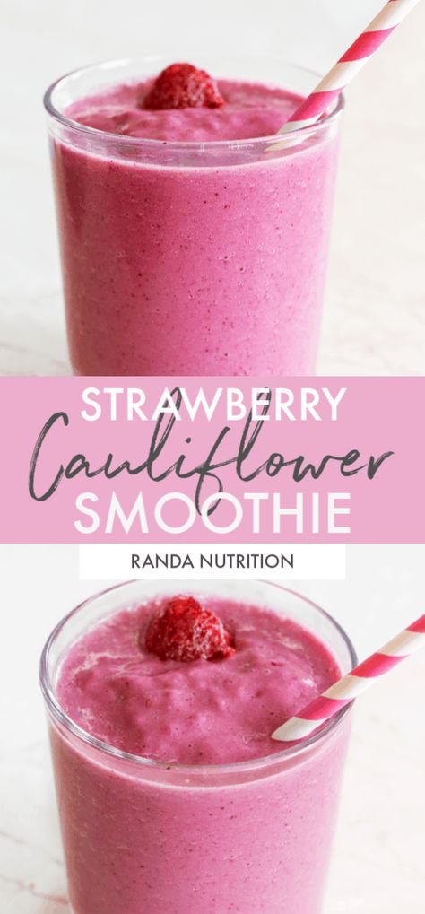 Smoothies With Veggies, Fast Smoothie Recipes, Smoothie Recipes Low Carb, Strawberry Smoothie Recipes, Healthy Protein Shake, Cauliflower Smoothie, Smoothie Recipes Easy, Healthy Protein Shake Recipes, Healthy Protein Shakes