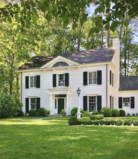 C Brandon Ingram, Colonial House Exteriors, Brandon Ingram, Feeling Nostalgic, Beautiful Houses, Up House, Dream House Exterior, Colonial House, House Goals