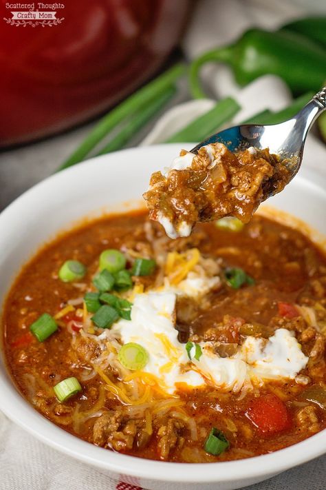 Chili With Ground Chicken, Easy Turkey Chili, Low Carb Chili Recipe, Beef Chili Recipe, Low Carb Chili, Bean Chili Recipe, Low Carb Low Fat Recipes, Chili Soup, Diner Recept