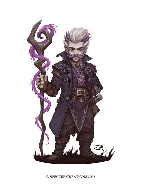 Gnome Dnd, Dnd Sorcerer, Warlock Dnd, Types Of Magic, Pathfinder Character, Dungeons And Dragons Classes, Heroic Fantasy, Paintings And Drawings, Oc Art