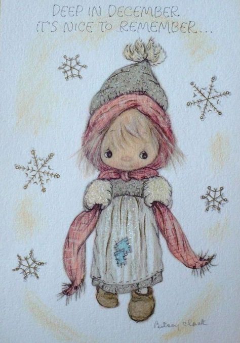 Betsy Clark, Joan Walsh Anglund, Joan Walsh, Holly Hobby, Childhood Characters, Postal Vintage, Clark Art, Winter Illustration, Holly Hobbie