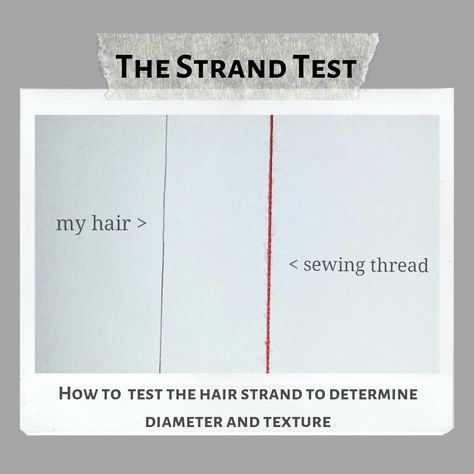 Quick Tip: Want to know your hair texture? Compare your strands to a piece of thread. Strands thinner than thread would be considered fine, larger than thread coarse, and similar in size to thread would be medium.   #hairtexture #naturalhair #naturalhaircare #naturalhairtips #naturalhaircare #curlscurlscurls Hair Thread, Hair Threading, Healthy Hair Journey, Hair Setting, Natural Haircare, Natural Hair Tips, Hair Density, Hair Strand, Hair Texture