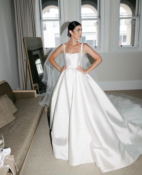 Beautiful bride Georgia, a vision of elegance on her wedding day in STEVEN KHALIL Custom Couture  #StevenKhalil #StevenKhalilbride #CoutureBride Dresses For Woman, Steven Khalil, Simple Wedding Gowns, Princess Bridal Gown, Red Carpet Gowns, Formal Party Dress, Wedding Prep, Celebrity Red Carpet, Long Wedding Dresses