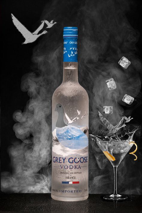 Grey Goose | by James Stiles Photography Vodka Wallpaper, Grey Goose Bottle, Beer Wallpaper, Vodka Alcohol, Vodka Wine, Grey Goose Vodka, Best Red Wine, Vodka Brands, Whisky Bar