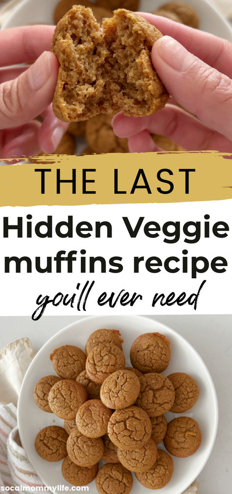 Elevate your breakfast game with this Easy and Healthy Hidden Veggie Muffins recipe – a kid-friendly delight for babies, toddlers and beyond! Sneak in those veggies effortlessly and make breakfast, snacks or dinner a breeze. Perfect for busy parents looking for a nutritious and tasty start to the day. Snacks With Hidden Veggies, How To Sneak In Veggies, Healthy Toddler Muffins Hidden Veggies, Hidden Veggie Snacks For Kids, How To Hide Veggies In Food Kids, Hidden Veggie Muffins For Toddlers, Hidden Broccoli Recipes For Kids, Hidden Veggie Snacks, High Fat Snacks For Kids