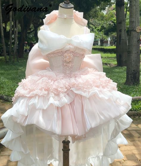 Short Princess Dresses, Frilly Pink Dress, Pink Dress Fluffy, Pink Princess Dress Fairytale, Fluffy Outfits, Pink Puffy Dress, Princess Vibe, Princess Dress Fairytale, Pink Princess Dress