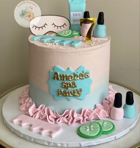 #spaparty #spa #spacake #cake #cakedecoration Spa Birthday Party Cake Ideas, Pamper Party Birthday Cake, Pamper Party Cake Ideas, Spa Theme Birthday Cake, Spa Themed Birthday Party Cake, Spa Day Cake Girl Birthday, Skincare Birthday Cake, Spa Day Birthday Cake, Pamper Party Cake