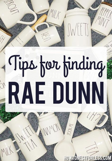 Rae Dunn Bathroom Decor Ideas, Rae Dunn Mug Display, Rae Dunn Display Ideas, Rae Dunn Hutch Display, Mint Sweets, Helpful Thoughts, Country Craft Ideas, Housing Decor, Rae Dunn Display