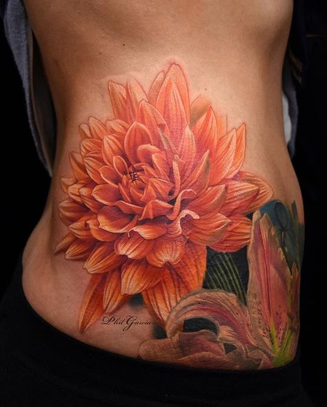 #dahlia flower from Monday... @eternalink @inkmachines @ohanaorganics @kwadron @tacsciences @stencilanchored Port Hueneme California, Dahlia Flower Tattoos, African Queen Tattoo, Dahlia Tattoo, Realistic Flower Tattoo, Dm Tattoo, Floral Thigh Tattoos, Tattoo Spots, Rose Tattoos For Women