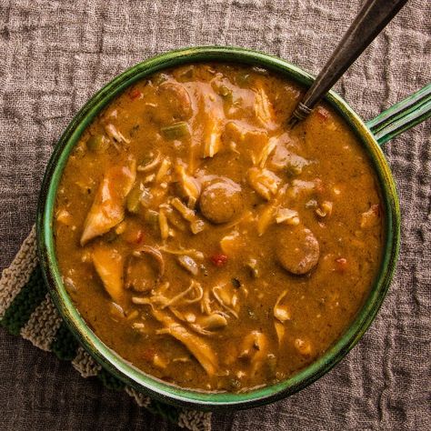 Turkey Gumbo Recipe, Turkey Gumbo, Thanksgiving Turkey Leftovers, Leftover Turkey Recipes, Turkey Chicken, Gumbo Recipe, Empanadas Recipe, Andouille Sausage, Leftover Turkey