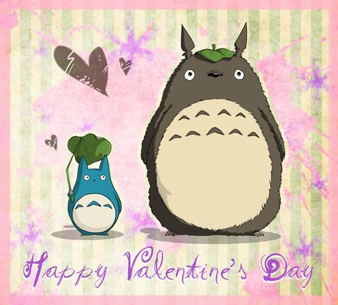 My Totoro Valentine by Katoons88 on DeviantArt Studio Ghibli, Happy Valentines Day, Happy Valentine, Valentines Day, Deviantart, Valentines, Anime, Art