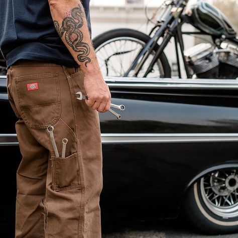 Dickies (@dickies) • Instagram photos and videos Dickies Carpenter Pants Outfit, Dickie Pants Outfits Men, Carpenter Pants Outfit, Family Bag, Pants Outfit Men, Dickies Workwear, Dickies Pants, Functional Fashion, Utility Pants