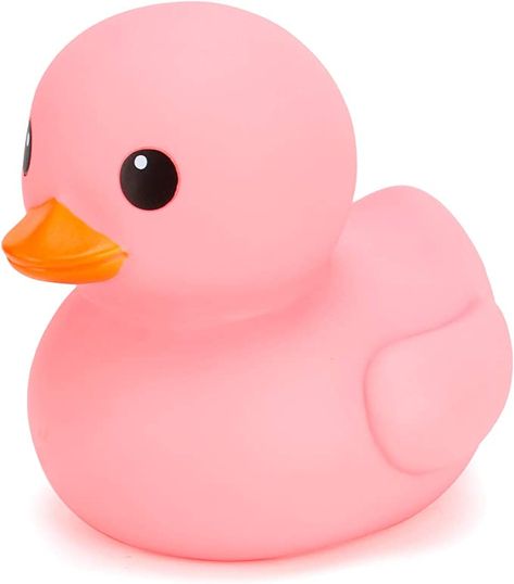 Rubber Ducky Birthday Party Girls Pink, Pink Rubber Duck, Pink Rubber Ducky Baby Shower Ideas, Duck Bath, Pink Toys, Rubber Duck Debugging, Toy Duck, Cool Rubber Ducks, Pink Duck