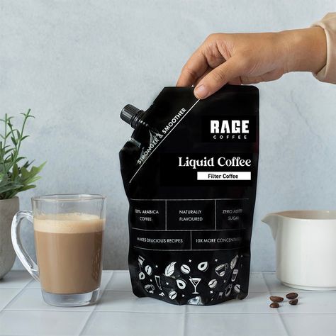 Rage liquid coffee - concentrated Crazy Packaging, Coffee Concentrate, Filter Coffee, Coffee Packaging, Packaging Ideas, Starbucks Iced Coffee Bottle, Coffee Bottle, Black Coffee, Coffee Tea