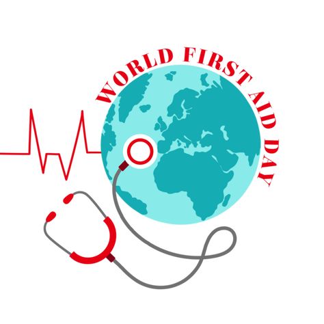 World First Aid Day, First Aid Poster, Day Earth, World Earth Day, Red Earth, Social Templates, Aids Day, World Aids Day, Campaign Posters