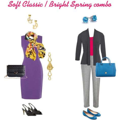 Soft Classic / Bright Spring combo by wichy on Polyvore featuring Mode, Armani Collezioni, Rafaella, Fenn Wright Manson, Zara, Casandra, MCM, Blue Nile, GUESS by Marciano and RED Valentino Soft Classic Kibbe, Classic Kibbe, Spring Bright, Clear Spring, Spring Palette, Spring Color Palette, Classic Style Outfits, Guess By Marciano, Seasonal Color Analysis