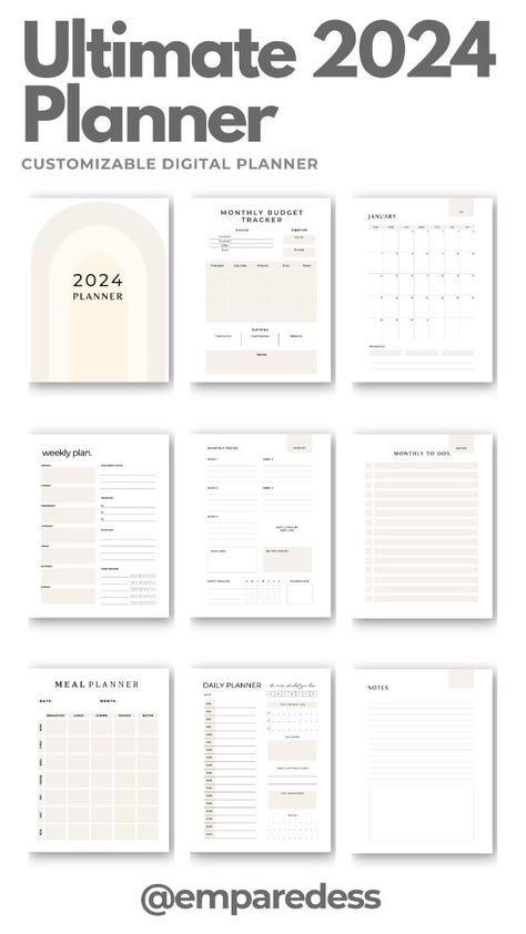 Ultimate Digital Planner | Daily, Weekly, Monthly | 2024-2025 | Digital Planner 2024 2025 freebudgetplanner #travelplannertemplatenotion #plannerprintables #digitalplannercovers. Daily Work Planner, Budget Planner Free, Travel Planner Template, Weekly Budget Planner, Daily Planner Printables Free, Weekly Planner Free Printable, Weekly Planner Free, Planner Writing, Planner Setup