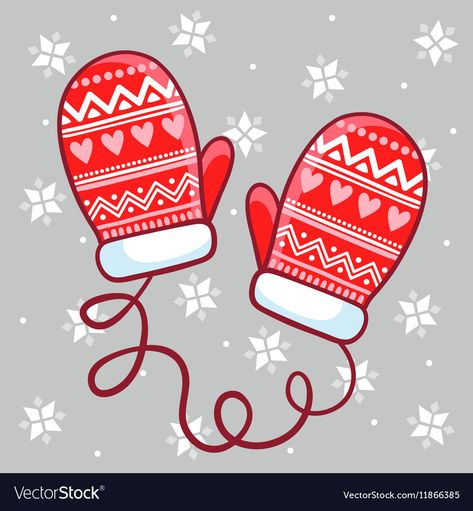 Mittens Drawing, Gloves Drawing, Christmas Classroom Door, Christmas Rock, Winter Mittens, Christmas Card Crafts, Christmas Classroom, Lace Gloves, Christmas Drawing