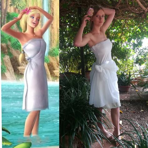 Barbie and the Island Princess💖 Here's my new cosplay from Rosella, the Island Princess🏝️ I loved Barbie when I was very little, so Im… | Instagram Barbie Island Princess Outfit, Island Princess Outfit, The Island Princess Barbie, Barbie Island Princess Costume, Barbie Island Princess, Barbie As The Island Princess, The Island Princess, Barbie Cosplay, Princess Inspired Outfits