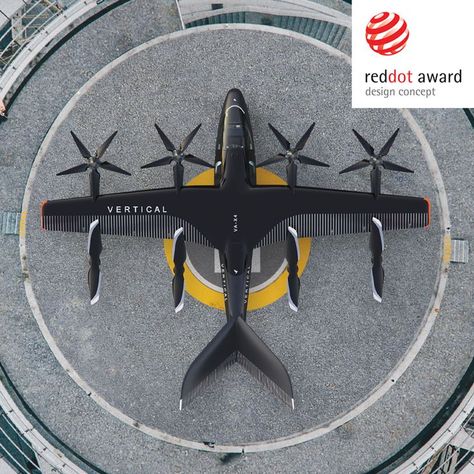 The VA-X4 four passenger, piloted eVTOL is expected to open up air mobility and transform travel, with reduced transit times, near-silent flight, zero emissions, and a low cost per passenger mile. . . . . . . . #RedDotAward #DesignConcept #RedDotWinner #mobility #transportation #designedby #VerticalAerospaceGroup #PriestmanGoode Uav Drone Concept, Evtol Design, Uav Design, Concept Aircraft, Electric Aircraft, Amphibious Vehicle, Uav Drone, Drones Concept, Passenger Aircraft