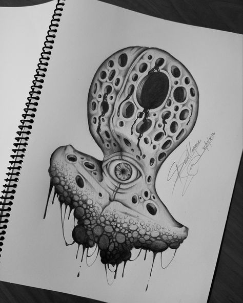 Fear Of Needles Drawing, Phobia Drawing Ideas, Trypophobia Art, Phobia Drawing, Pink Floyd Art, Ipad Essentials, Anatomy Sculpture, Great America, Surface Art