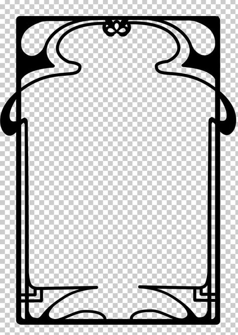 Art Noveau Frames, Simple Art Nouveau, Fiori Art Deco, Art Deco Border, Art Deco Frames, Art Deco Borders, Blitz Design, Motifs Art Nouveau, Nouveau Tattoo