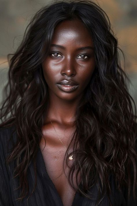 Chocolate Brown Hair Color, Chocolate Brown Hair, Dark Skin Beauty, Saint Vincent, Dark Skin Women, African Beauty, Dark Beauty, Brown Hair Colors, Black Is Beautiful