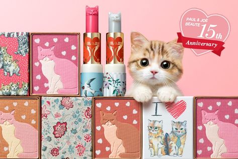 The latest Paul & Joe Spring 2017 Makeup Collection launched and it is all adorbs (and those creepy cat head lipsticks are back too). Here's what cat lovin New Look Ideas, Vintage Meets Modern, Classic Lifestyle, Makeup 2017, Creepy Cat, Paul And Joe, Makeup Package, Cosmetic Design, Paul Joe