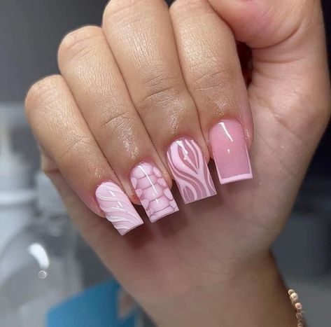 Nails Coffin Short, Baddie Nails, Nails And Toes, Acrylic Nails Coffin Short, Nails Manicure, Make Up Nails, Up Nails, Acrylic Nails Coffin, Fancy Nails