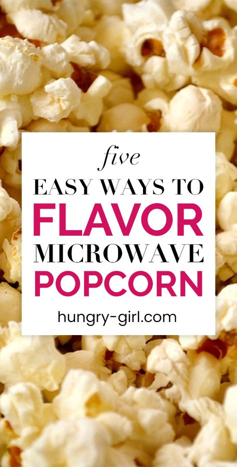 Seasonings for Microwave Popcorn on Amazon | Hungry Girl Microwave Popcorn Recipes, Popcorn Toppings, Delicious Chili Recipe, Salty Popcorn, Hungry Girl Recipes, Popcorn Seasoning, Microwave Popcorn, Hungry Girl, Freeze Dried Strawberries