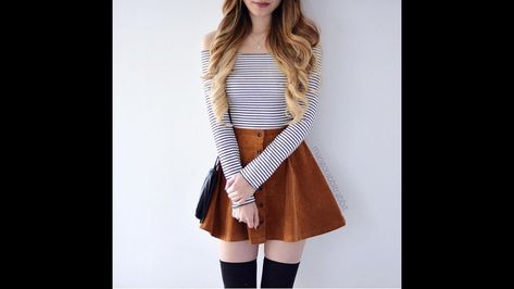 You haven't left your house. Your parents have kept you inside all yo… #teenfiction #Teen Fiction #amreading #books #wattpad Outfits For Teens For School, Comfy School Outfits, Fall Outfits For School, Cute Skirt Outfits, Chic Fall Outfits, Cute Outfits For School, Trendy Fall Outfits