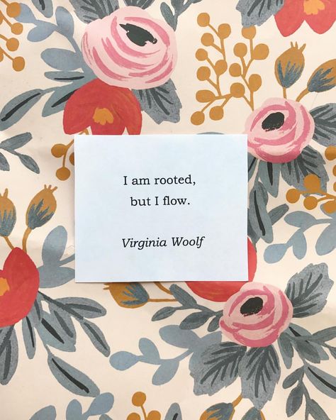 "I am rooted, but I flow. All gold, flowing." ✨🌺 #virginiawoolf #quoteoftheday Sherry Trifle, Flow Quotes, Virginia Woolf Quotes, Trifle Recipes, Happy Minds, Never Mind, Virginia Woolf, Word Pictures, Dessert Recipe