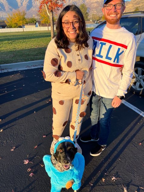 Milk, Cookie, Cookie Monster ❤️ Couples Costume, Cookie Monster, Couples Costumes, Monster Cookies, Milk