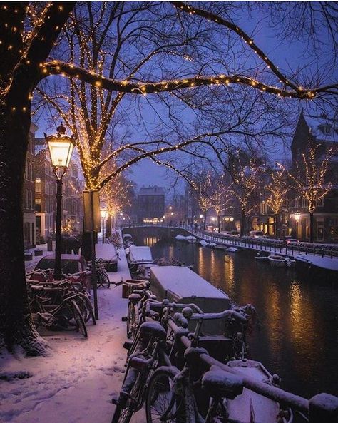 Amsterdam Travel Tips, Amsterdam Winter, Era Victoria, Winter Szenen, Living Modern, Amsterdam City, Winter Scenery, Amsterdam Netherlands, Winter Beauty