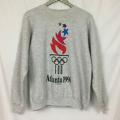 @#   Vintage Atlanta 1996 Olympics Sweatshirt 100 Years Gray... Nba Clothes, Vintage Athletic Wear, 1996 Olympics, Vintage Atlanta, Atlanta Olympics, Team Sweatshirts, Nba Shirts, Men's Activewear, Mens Athletic Wear