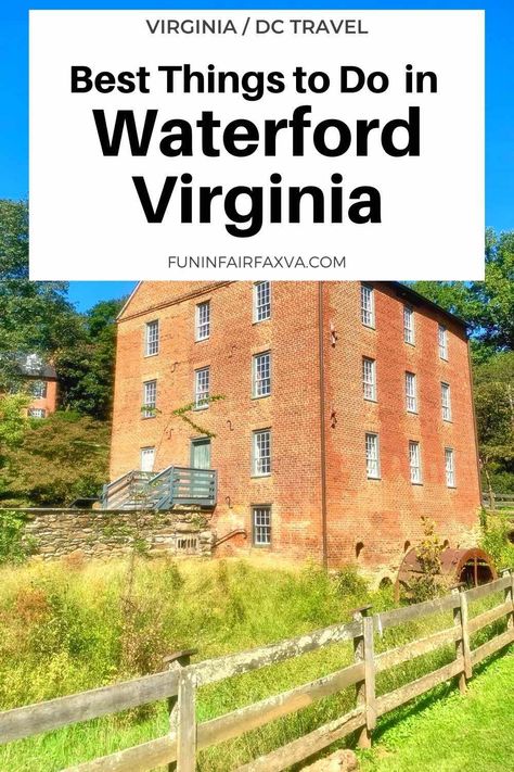 5 Fantastic Things to Do in Historic Waterford Virginia Waterford Virginia, Nature Hike, Dog Yard, Virginia Travel, Pretty Nature, Dc Travel, Nature Hikes, Usa Travel Destinations, Scenic Routes