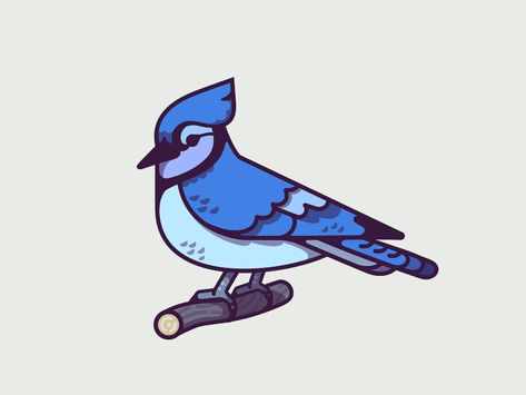 Blue Jay Blue Jays Drawing, Blue Jay Cartoon, Blue Jay Painting Easy, Blue Jay Drawing Easy, Blue Jay Silhouette, How To Draw A Blue Jay, Blue Jay Illustration, Blue Jay Drawing, Cartoon Bird Drawing