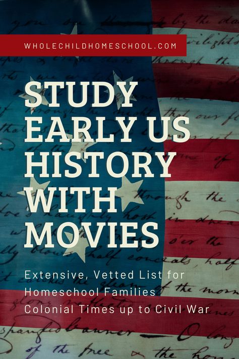 American History Lessons High School, High School American History, History Movies, Early American History, American History Homeschool, American History Timeline, Teaching American History, American History Lessons, Homeschool Social Studies