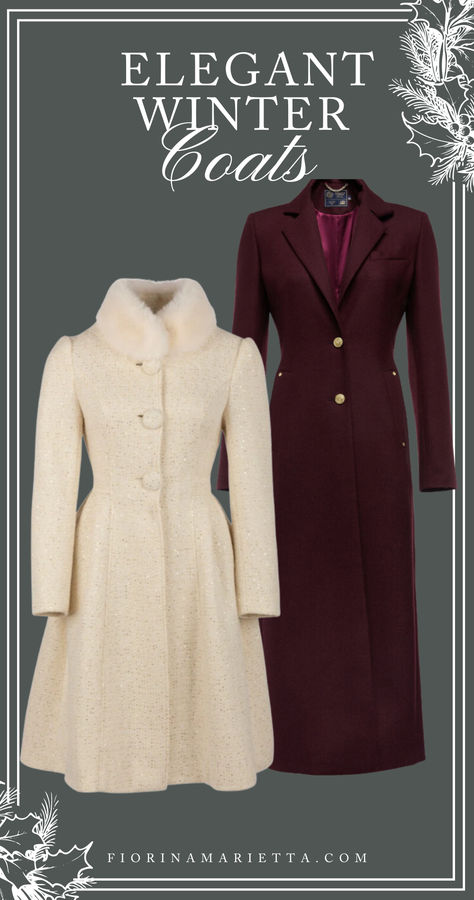 Elegant winter coats for women are everywhere but not all of them will withstand the frosty weather and actualy keep you warm while looking fantastic. these Elegant winter coats are guaranteed to make you look fabulous but also keep you warm. Theatrical Romantic Winter, Winter Coat Ideas, Coat Ideas, Winter Coats For Women, Theatrical Romantic, Winter Coats, Winter Coats Women, Winter Coat, Coats For Women