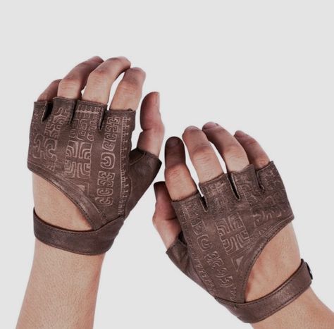 chanter la même mélodie Fingerless Leather Gloves, Leather Fingerless Gloves, Brown Leather Gloves, Gothic Steampunk, Estilo Punk, Fantasy Clothing, Fantasy Fashion, Mode Vintage, Character Outfits