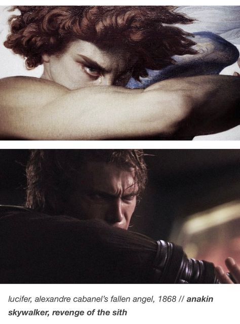 HAN on Twitter: "Something shifted when I posted this on tumblr years ago https://t.co/LfWm99uK70" / Twitter Fallen Angel Tattoo, Anakin Vader, Anakin And Padme, The Fallen Angel, Star Wars Anakin, Writing Fantasy, Star Wars Love, Star Wars Drawings, Star Wars Tattoo