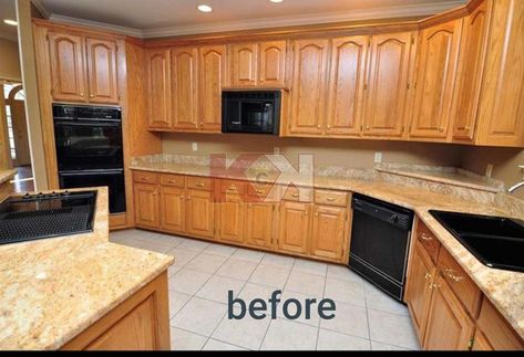 Refurbishing Kitchen Cabinets, Old Wood Cabinets Makeover, Painted Cabinets Kitchen Before After, How To Modernize Oak Cabinets, Pine Cabinets Kitchen Makeover, Refacing Kitchen Cabinets Before After, Modernize Oak Cabinets, Refaced Cabinets Before And After, Painting Kitchen Cabinets Before After