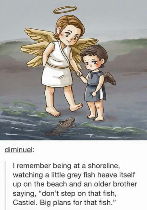 Young Castiel and Gabriel Castiel And Gabriel, Castiel Fanart, Supernatural Fanart, Supernatural Angels, Supernatural Comic, Supernatural Fan Art, Supernatural Art, Supernatural Destiel, Supernatural Memes