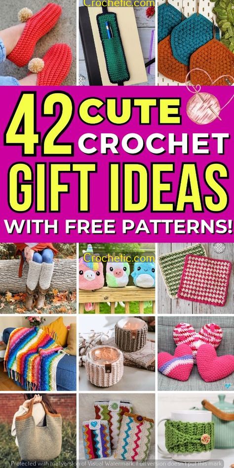 "Crochet Christmas Slippers for the Whole Family" Crochet Small Things Ideas, Free Crochet Patterns Gifts, Crochet Gift For Boys, Cute Crochet Gifts For Friends, Crochet Christmas Slippers, Quick Crochet Projects To Sell, Crochet Gift Patterns, Selling Crochet Items, Funny Crochet Gifts