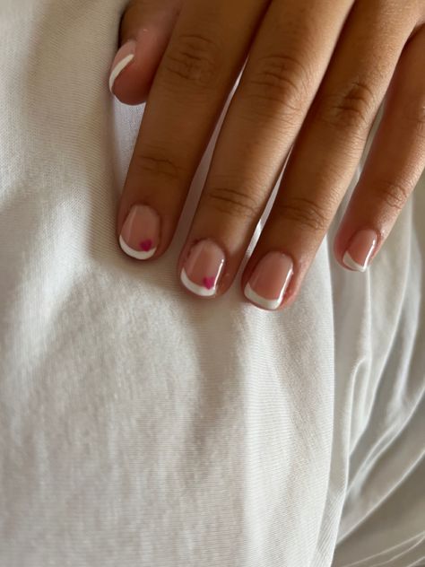 Short Real Nails Ideas, Real Nails, Gel Nail Designs, Valentine's Day Nails, Nails Ideas, Gel Nail, Short Nails, Gel Nails, Acrylic Nails